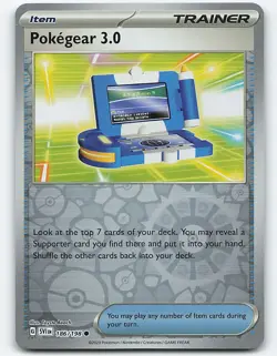 Pokegear 3.0 #186/198 Reverse Holo Pokemon Card SV01: Scarlet & Violet Base Set - Image 1
