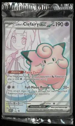 Lillie's Clefairy ex 195 Sv: Scarlet & Violet Promo Cards Holo Sealed - Image 1