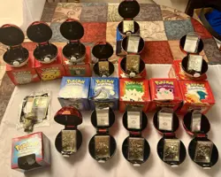 Vintage Pokemon Lot 23KT Gold Plated Cards - 9ea. NM ! Opened. Plus Extras U - Image 1