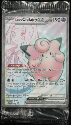 Lillie's Clefairy ex 195 Sv: Scarlet & Violet Promo Cards Holo Sealed - Image 1