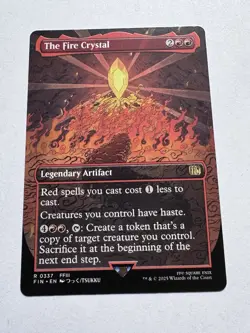 The Fire Crystal (Borderless) 0337 MTG Final Fantasy Regular NM - Image 1