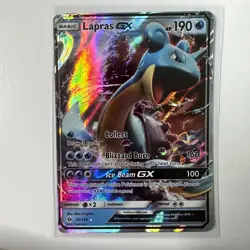 Lapras GX - 35/149 - Pokemon Sun & Moon Base Set Ultra Rare Card NM - Image 1