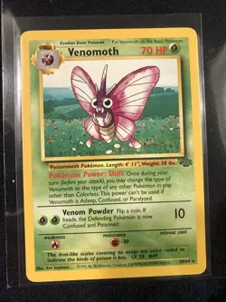 🦋Venomoth 29/64 Jungle Regular Rare Unlimited - Pokemon Tcg Single Card Lp - Image 1