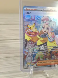 Iono 269/193 Sv02: Paldea Evolved Pokemon SIR Holo Card English NM - Image 2