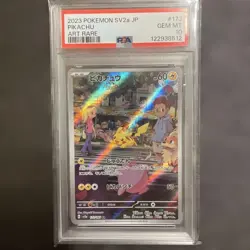 Pikachu AR SV2a Pokemon Card 151 173/165 PSA10 Scarlet and Violet Rare - Image 1