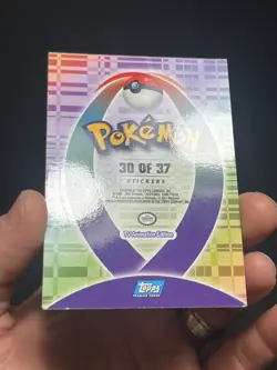 Pokemon Topps Johto League Champions Magby #240 Sticker Chase Card 30 of 37 - Image 4