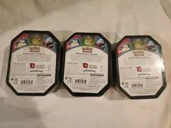 ?? Lot of 3 Pokemon Tin Set Snorlax Mimikyu Darkrai Sealed RARE TINS. 93 CARDS?? - Image 2