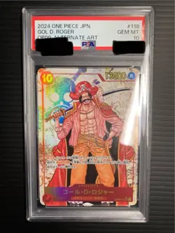 ONE PIECE GOL D ROGER ALT ART PSA10 Card 2024 OP09 GOLD MANGA COLLECTIBLE - Image 1
