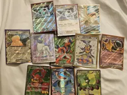 Full Art Ex Pokemon Mixed Card Lot! Seismitoad, Pidgeot! 11 Ex Pokemon Cards - Image 1