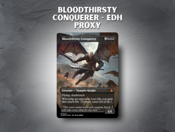 Bloodthirsty Conquerer - Standard Art - Custom Magic: The Gathering Card - Image 1