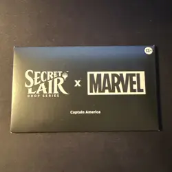 Magic the Gathering Marvel Secret Lair SEALED Non-Foil MTG Captain America - Image 1