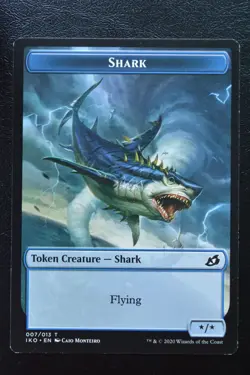 MTG PEGASUS // SHARK TOKEN Theros: Beyond Death Collectors LP Played - Image 2