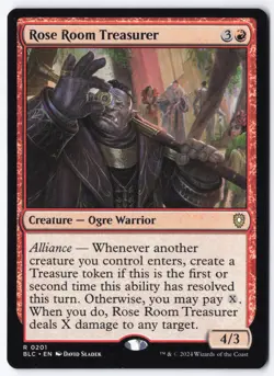 Rose Room Treasurer R Commander: Bloomburrow 201 NM - Image 1