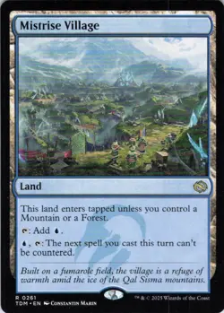 MTG Mistrise Village (261) | NM | Tarkir: Dragonstorm {TDM} - Image 1