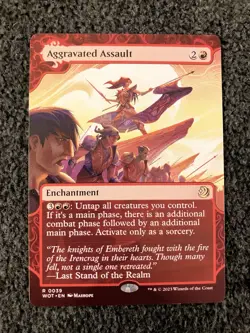 Magic MTG - Aggravated Assault - Wilds of Eldraine: Enchanting Tales - Image 1
