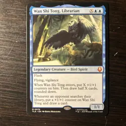 MTG Wan Shi Tong Librarian NM TLA 0078 Magic Avatar Mythic Creature- NEAR MINT - Image 1