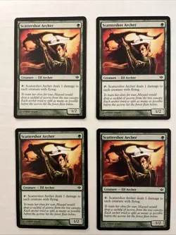 Scattershot Archer X4 (Playset) - NM/M - Conflux MTG Magic The Gathering - Image 1