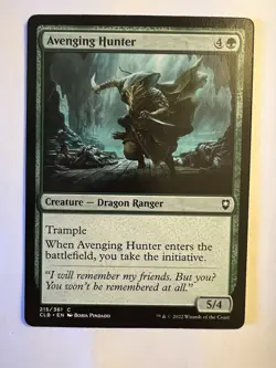 Avenging Hunter - Commander Legends: Battle For Baldur'S Gate MTG Magic 215/361 - Image 1