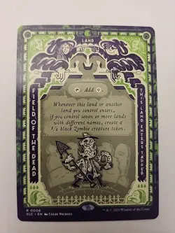 SLC Field of the Dead #6 Borderless Encyclopedia Countdown Secret Lair Non-Foil - Image 1