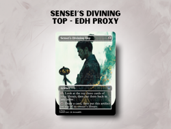 Sensei's Divining Top - Poster Art - Custom Magic: The Gathering Card - Image 1