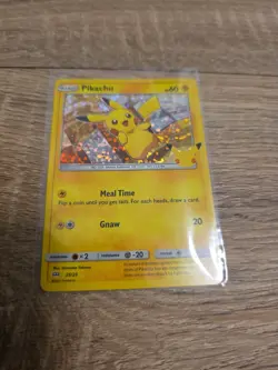 pokemon 25th anniversary mcdonalds Pikachu 25/25 holo - Image 1