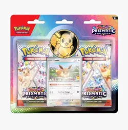 Pokemon TCG: S&V Prismatic Evolutions 2-Pack Blister [Eevee] Shipped Fast! - Image 1