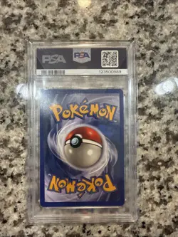 1999 Pokemon Game Charizard Holo #4 PSA 5 - Image 3