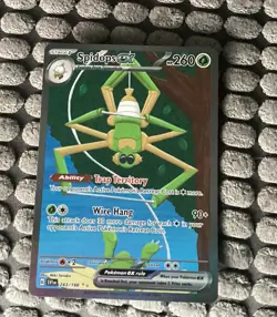Pokemon TCG Spidops ex Scarlet & Violet Base Set 243/198 Holo Special... - Image 1