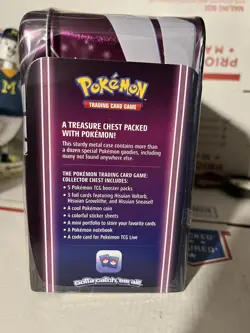 Pokemon 2022 Fall Collector’s Chest Lunch Box Tin New Sealed Dialga & Palkia - Image 2