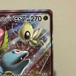 Celebi & Venusaur GX SM167 Sun & Moon Tag Team Black Star Promo Pokemon Holo NM - Image 3