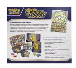 Pokemon SV08 TCG SV Surging Sparks ETB Elite Trainer 10 Box Factory Sealed Case - Image 5