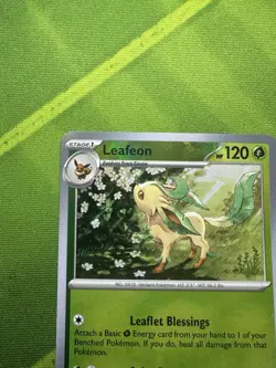 Leafeon (Master Ball Pattern) 005/131 Sv: Prismatic Evolutions Holo Pokemon TCG - Image 2