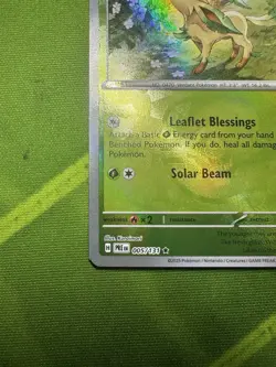 Leafeon (Master Ball Pattern) 005/131 Sv: Prismatic Evolutions Holo Pokemon TCG - Image 5