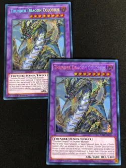 Yugioh Thunder Dragon Colossus RA03-EN036 1ST Secret X2 (NM) - Image 1
