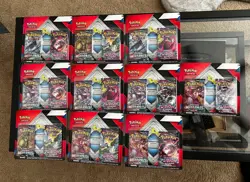 (LOT OF 10) Pokemon Battle Styles Fusion Strike Blister Celebi Pin Booster - Image 1