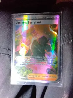 Pokemon TCG SV Prismatic Evolutions Card 173/131 Janine's Secret Art Sir - Image 1