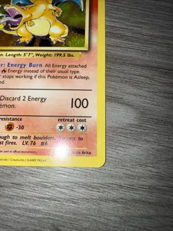 Pokemon TCG Charizard Trading Card 003/034 Classic Holo Mint Condition - Image 3