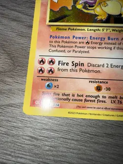 Pokemon TCG Charizard Trading Card 003/034 Classic Holo Mint Condition - Image 4