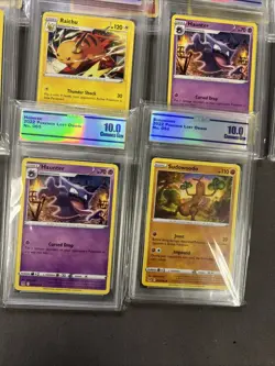 Bulk Lot Of 10 Pokemon Slabs Graded 10 Gem Mint cards Crown Grading CCG 10 - Image 2