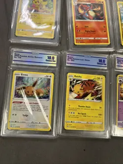 Bulk Lot Of 10 Pokemon Slabs Graded 10 Gem Mint cards Crown Grading CCG 10 - Image 3