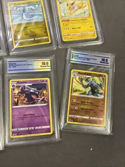 Bulk Lot Of 10 Pokemon Slabs Graded 10 Gem Mint cards Crown Grading CCG 10 - Image 4