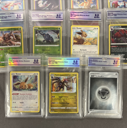 Bulk Lot Of 11 Pokemon Slabs Graded 8 Near Mint cards Crown Grading CCG 8 - Image 2