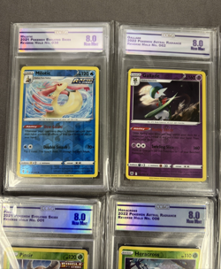 Bulk Lot Of 11 Pokemon Slabs Graded 8 Near Mint cards Crown Grading CCG 8 - Image 3