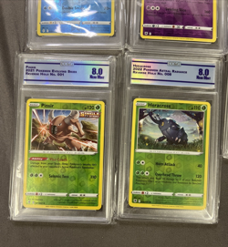 Bulk Lot Of 11 Pokemon Slabs Graded 8 Near Mint cards Crown Grading CCG 8 - Image 4