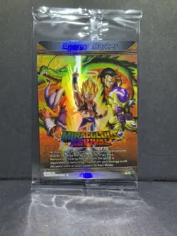 Dragon Ball Super Card Game Energy Marker M-18 Silver Foil - Image 1