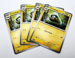 Charjabug 055/162 4x x4 Pokemon Card 2024 Temporal Forces Playset - Image 1