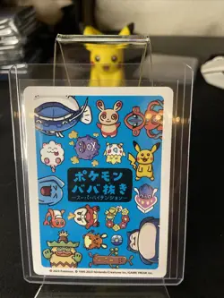 2019 Deoxys Pokemon Old Maid Japanese Blue Back Promo Playing Card NM - Image 2