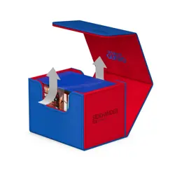Ultimate Guard Blue / Red Synergy 100+ Sidewinder Deck Case Card Storage Box ccg - Image 3