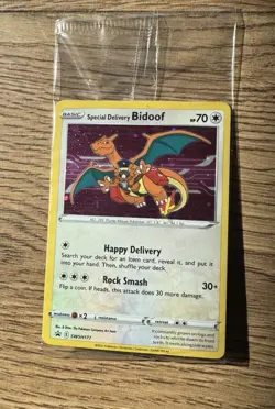 Special Delivery Bidoof SWSH177 SWSH: Sword & Shield Promo Cards Holo - Image 1