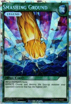 SMASHING DRAGON Rush Duel Holo YuGiOh YU GI OH Custom Collectible Card - Image 1
